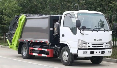 慶鈴五十鈴100P國六6方壓縮式垃圾車_壓縮式垃圾車生產廠家